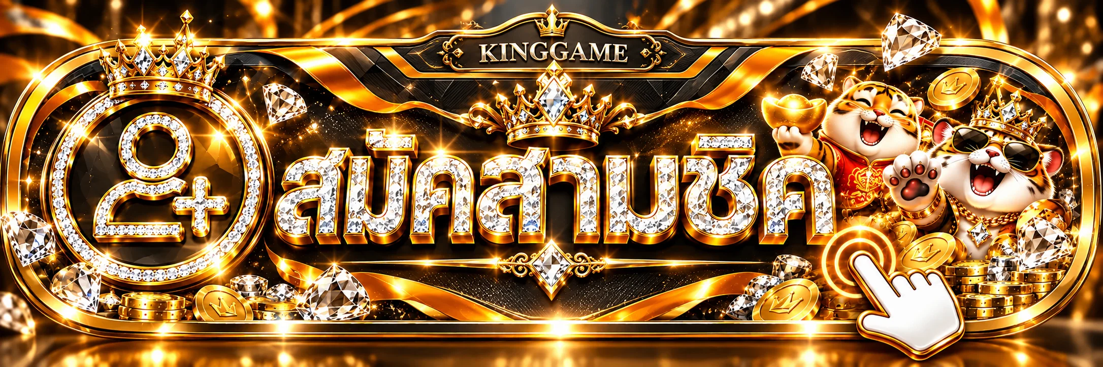 แบนเนอร์ KingGame login และสมัครสมาชิกอย่างปลอดภัย